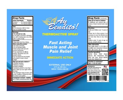Ay Bendito 2 (Ay Bendito Thermoactive Spray 2 Fl Oz)